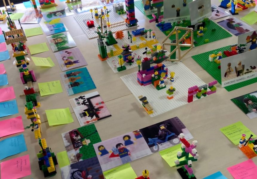 Resultat de la formació. Construccions amb LEGO.